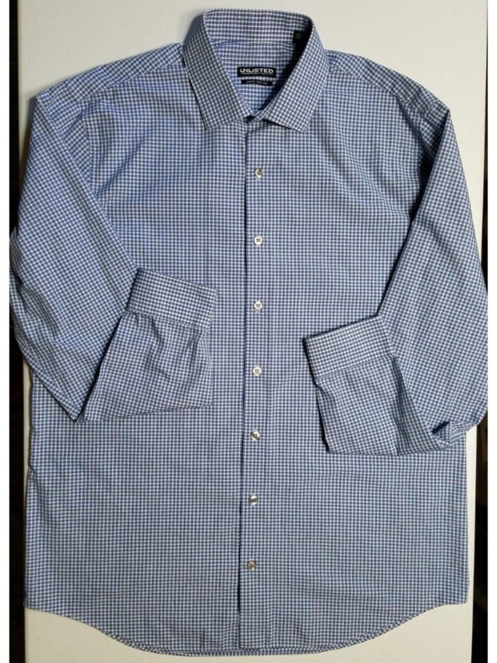 Kenneth Cole Unlisted Long Sleeve Button Up Business Casual Office Shirt 16-16.5